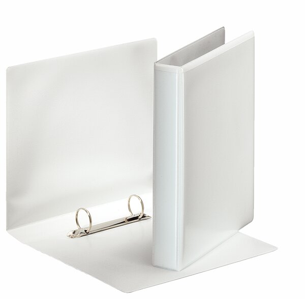 Classeur personnalisable 2 Anneaux Format A5 Dos de 40 mm Blanc ESSELTE
