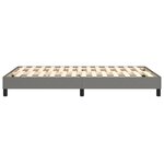 vidaXL Cadre de lit Gris foncé 120 x 200 cm Tissu