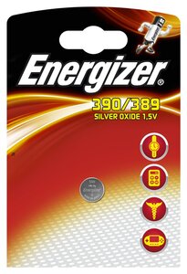 Blister de 1 Pile Oxyde d'Argent pour montre 390/389 SR54 SR1130W ENERGIZER