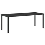 vidaXL Ensemble de Dîner de Jardin 9 Pièces avec Coussins Beige Rotin Poly