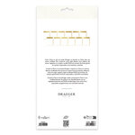 12 Sachets En Papier - Blanc Et Or À Chaud - Spécial Réveillon - Draeger paris