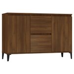 vidaXL Buffet Chêne marron 104x35x70 cm Bois d'ingénierie
