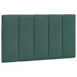 vidaXL Lit avec matelas vert foncé 90x200 cm velours