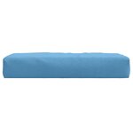 vidaXL Coussin de palette bleu mélangé 60x60x10 cm tissu