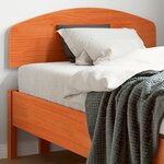 vidaXL Tête de lit cire marron 100 cm bois massif de pin