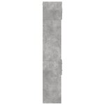 vidaXL Armoire de rangement mince gris béton 30x42 5x225 cm