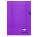 Pack 10 Cahiers MIMESYS Piqué Polypro 21 x 29 7 cm 48 pages 90g Séyès Assortis CLAIREFONTAINE