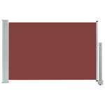 vidaXL Auvent latéral rétractable de patio 60x300 cm Marron