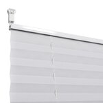 vidaXL Store plissé 90x150 cm Blanc