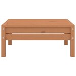vidaXL Salon de jardin 5 Pièces Marron miel Bois de pin massif