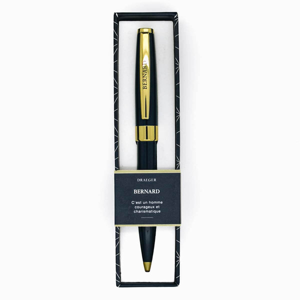 Stylo bille prénom homme Pastel Chic - Bernard - Draeger