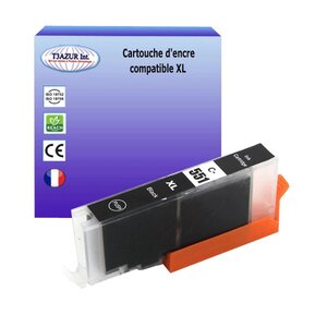 Cartouche compatible avec Canon Pixma IP7200, IP7250, IP8700, IP8750, IX6800, IX6850 remplace Canon CLI-551 XL Photo Noire - T3AZUR