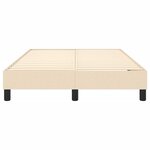 vidaXL Cadre de lit sans matelas crème 120x200 cm tissu
