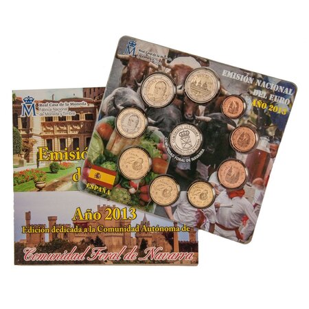 Coffret série euro BU Espagne 2013 - Navarre