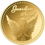 Monnaie en or 3000 francs g 0.031 (1/1000 oz) millésime 2023 guardian angel 1/1000