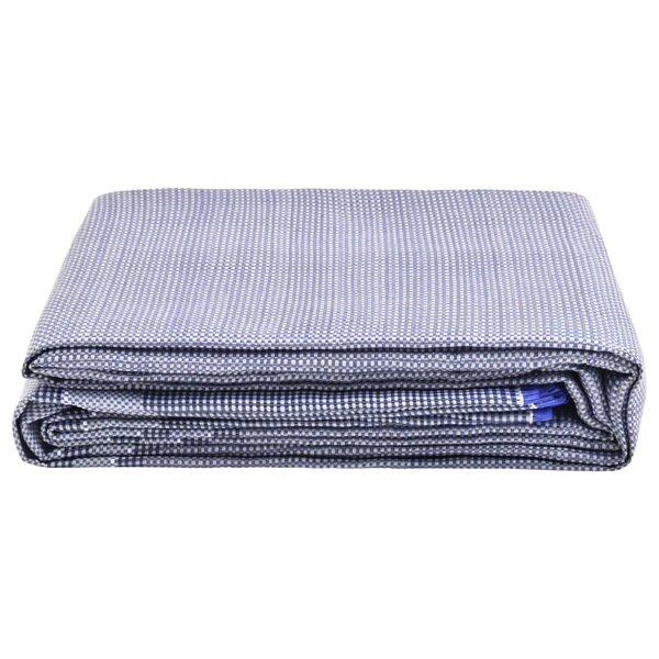 vidaXL Tapis de tente 400x300 cm Bleu