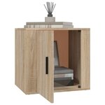 vidaXL Tables de chevet 2 Pièces Chêne sonoma 50x39x47 cm