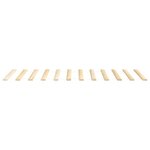 vidaXL Lattes de lit 90x200 cm bois de pin massif