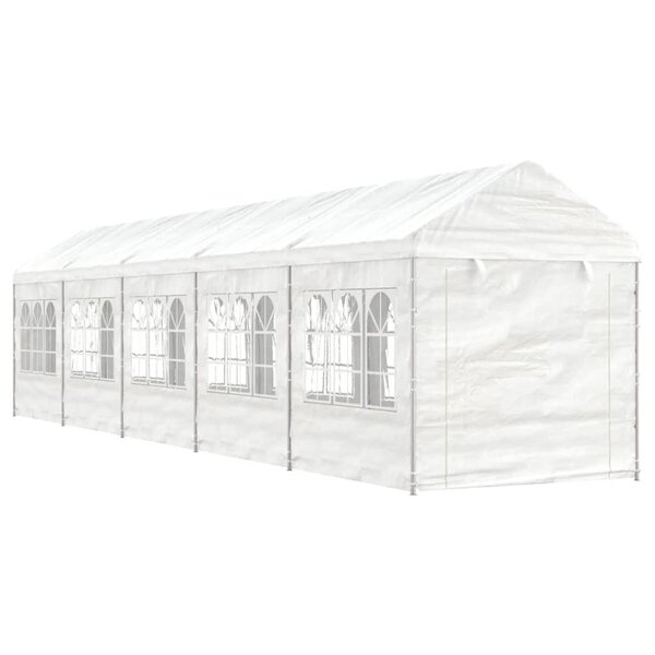 vidaXL Belvédère avec toit blanc 11 15x2 28x2 69 m polyéthylène