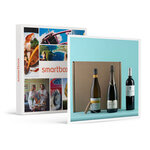 SMARTBOX - Coffret Cadeau Coffret de 3 bouteilles : vin rouge  vin blanc et champagne livrés à domicile -  Gastronomie