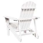 vidaXL Chaise Adirondack blanc 69x85x90 5 cm bois massif de sapin