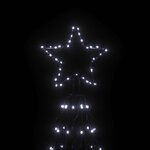 vidaXL Arbre de Noël cône 1400 LED Blanc froid 160x500 cm