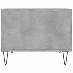 vidaXL Tables basses 2 Pièces gris béton 50x50x40 cm bois d'ingénierie