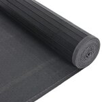vidaXL Tapis rectangulaire gris 80x200 cm bambou
