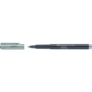 Marqueur metallics  argent faber-castell