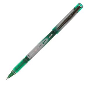 Stylo roller V-BALL GRIP pointe métal 0,5 mm encre liquide verte PILOT