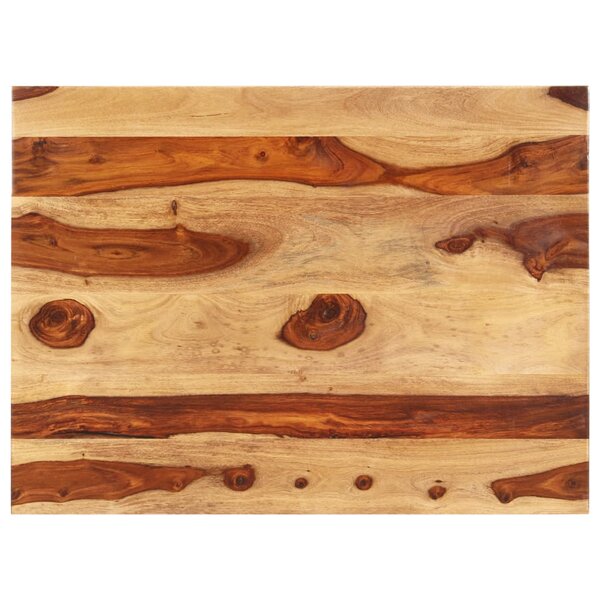 vidaXL Dessus de table Bois solide 25-27 mm 60x80 cm