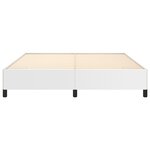 vidaXL Cadre de lit Blanc 180x200 cm Similicuir