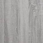 vidaXL Cadre de lit sonoma gris 140x190 cm bois d'ingénierie