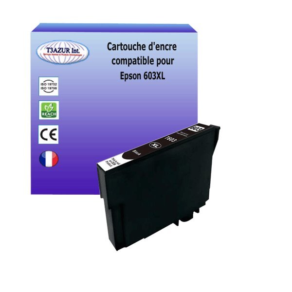 Cartouche compatible avec  epson 603 xl noire pour epson expression home xp-2100 xp-2105 xp-2150 xp-2155