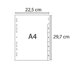 Intercalaires Imprimés Numériques Pp Gris Recyclé - 5 Positions - A4 - Gris - X 20 - Exacompta