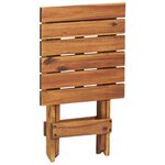 vidaXL Support pour plantes 30x30x38 cm Bois d'acacia solide