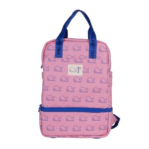 Sac à dos enfant Milan Collection 460 avec compartiment isotherme - Grand compartiment intérieur - 2 poches latérales - Capacité totale 9 5 L - Rose/Bleu