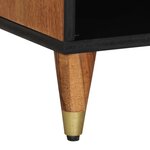 vidaXL Meuble TV 100x33x46 cm bois massif de manguier