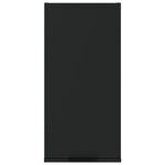 vidaXL Armoire murale de salle de bain Noir 32x20x67 cm