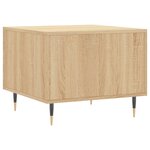 vidaXL Tables basses 2 Pièces chêne sonoma 50x50x40 cm bois d'ingénierie