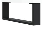 vidaXL Armoire à étagères blanc brillant 69 5x32 5x90 cm