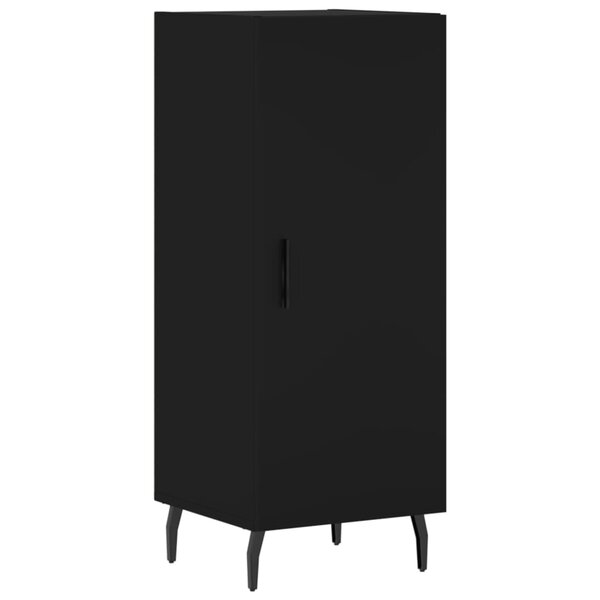 vidaXL Buffet Noir 34 5x34x90 cm Bois d'ingénierie