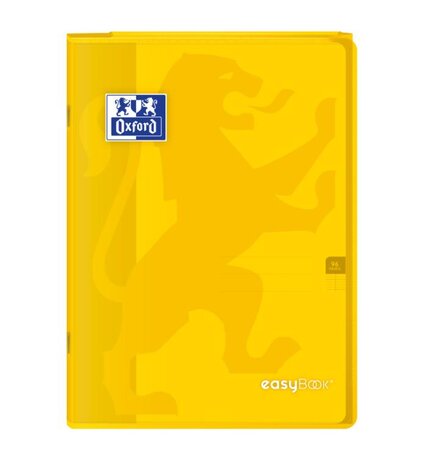 Cahier EASYBOOK Agrafé 21 x2 9.7 cm 96 pages Séyès 90g Jaune OXFORD