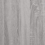 vidaXL Banc à chaussures sonoma gris 82x32x45 cm bois d'ingénierie