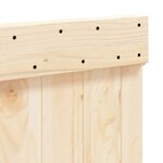 vidaXL Tête de lit 140x104 cm bois massif de pin