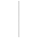 vidaXL Tête de lit métal blanc 200 cm