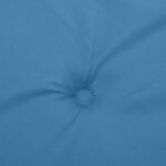 vidaXL Coussin de banc de jardin bleu mélangé 180x50x7 cm tissu