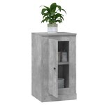 vidaXL Buffet gris béton 37 5x35 5x67 5 cm bois d'ingénierie