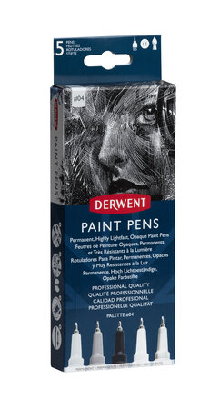 Marqueurs peinture opaque Derwent Paint Pen 5 palette n°4