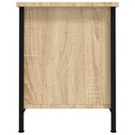 vidaXL Meuble TV avec portes chêne sonoma 60x35x45cm bois d'ingénierie